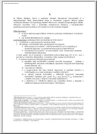 Közgazdaságtan kidolgozott tételsor