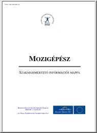 Mozigépész, szakmaismertető információs mappa