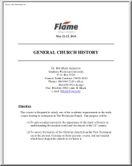Dr. Bob Black - General Church History
