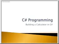 Building a Calculator in C#