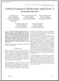 Hussain-Abbas-Abdulwaheed - Usability Evaluation of Mobile Game Applications, A Systematic Review