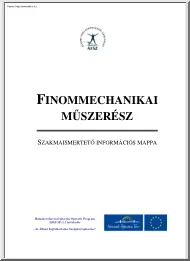Finommechanikai műszerész, szakmaismertető információs mappa