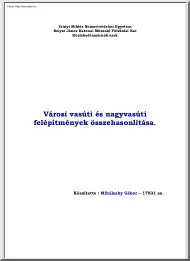 Mihálszky Gábor - Városi vasúti és