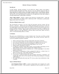 Altitude sickness guideline