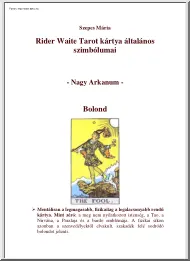 Szepes Mária - Rider Waite Tarot