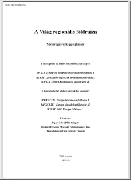 Jéger Gábor - A világ regionális