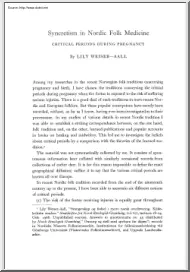 Lily Weiser - Syncretism in Nordic Folk