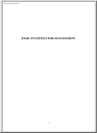 Basic statistics for management