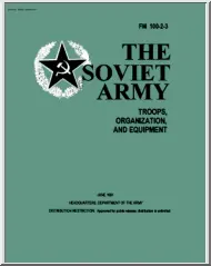 The Soviet Army - Troops, Organization
