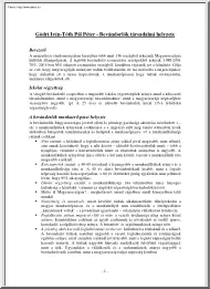 Gödri-Tóth - Bevándorlók társadalmi helyzete