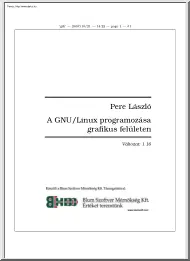 Pere László - A GNU-Linux programozása grafikus felületen