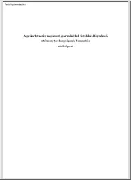 A gyakorlat során megismert, gyermekekkel, fiatalokkal foglalkozó intézmény tevékenységének bemutatása
