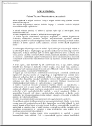 A kultúráról