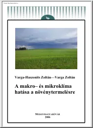 Varga-Varga - A makro- és mikroklíma