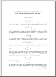 Harcos Gergely - Milyen távolságokra