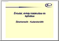 Éntudat, énkép kialakulása és