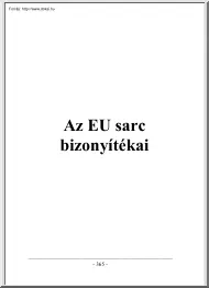 Az EU sarc bizonyítékai