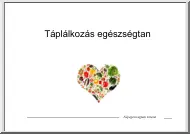 Táplálkozás egészségtan
