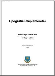 Mohai István - Tipográfiai