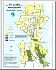 City of Seattle, Percentage of the Population Speaking Vietnamese at Home