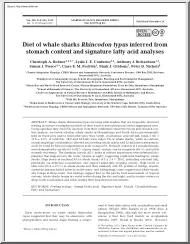 Diet of Whale Sharks Rhincodon Typus Inferred from Stomach Content and Signature Fatty Acid Analyses