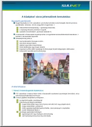 A középkori város jellemzőinek