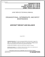 NAVAIR 01-1B-50, Aircraft Weight and