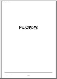Fűszerek