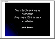 Urbán Ferenc - Vállsérülések és a