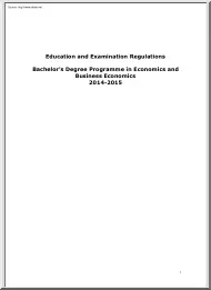 Bachelors Degree Programme in Economics and Business Economics 2014-2015