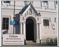 Bartos-Elekes István - Fizikum, CNC fizikai laboratórium