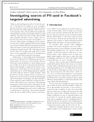 Investigating sources of PII used in Facebooks targeted advertising