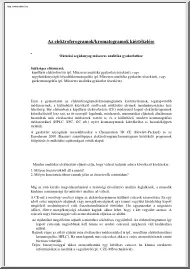 Az elektroferogramok, kromatogramok kiértékelése