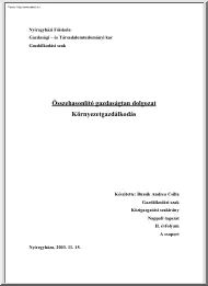 Buzsik Andrea Csilla - Környezetgazdálkodás