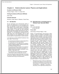 Ram-Chen - Semiconductor Lasers, Physics and Applications