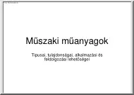 Műszaki műanyagok