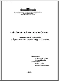 Építőipari gépek katalógusa