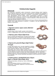 Kötéltechnikai függelék