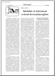 Alfons Fürst - Identitás és tolerancia a korai kereszténységben