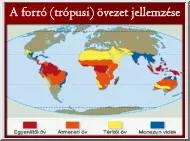 A forró övezet jellemzése