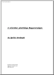 Fábián Zoltán - A reformkor