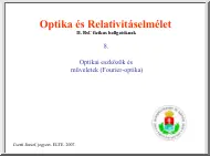 Cserti József - Optika és relativitáselmélet