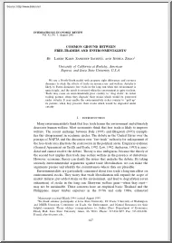 Karp-Sacheti-Zhao - Common Ground Between Free Traders and Environmentalism