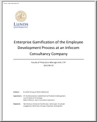 Enterprise Gamification of the Employee Development Process at an Infocom Consultancy Company