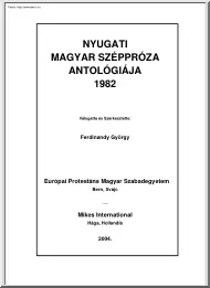 Ferdinandy György - A nyugati magyar