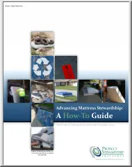 Advancing Mattress Stewardship, A How to Guide