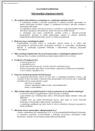 Az informatikai alapismeretekről