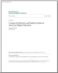 Alexandra R. Troxell - Campus Architecture and Student Culture in American Higher Education
