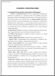 A romantika - Goethe, Heine, Puskin