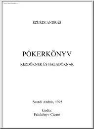 Szurdi András - Pókerkönyv